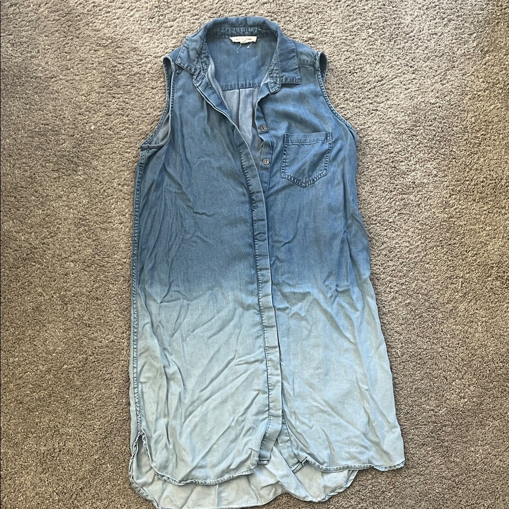 beachlunchlounge Blue Ombre Sleeveless Shirt